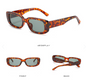 Gafas De Sol Rectangulares Modernas