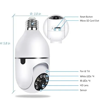 CAMARA BOMBILLO 360