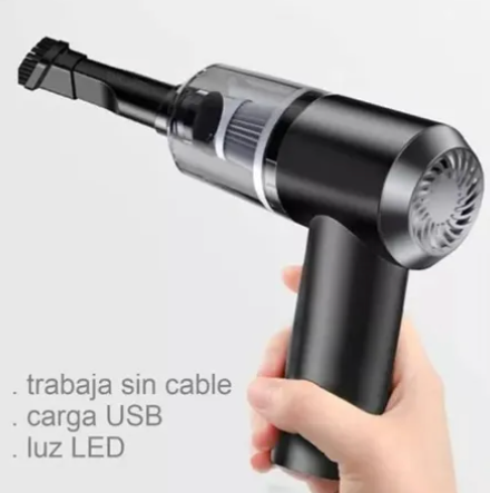 MINI ASPIRADORA RECARGABLE PARA AUTOS