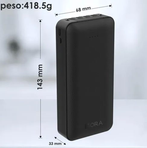 Power Bank Batería Portátil 20000 Mah Un